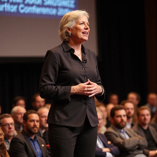 Founder of Soulonomics Mastery speaking at an event
