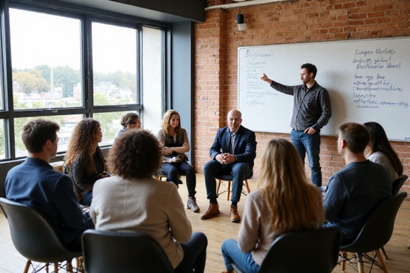 Professional coaching session in progress