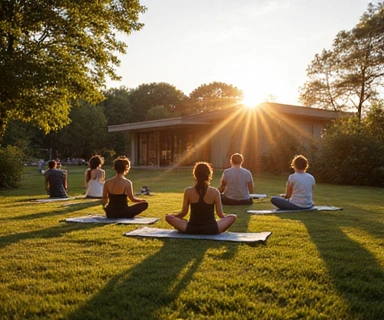 Wellness retreat in nature